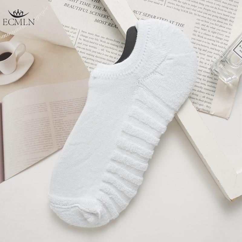 Men's Socks Towel Bottom Boat Socks Sports Thickened Shallow Invisible Socks Silicone Non-slip No-drop Heel Sweat-absorbent Deodorant Men's Socks
