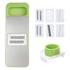 Vegetable Chopper Wave Cutter Chipper Stainless Steel Mandoline Slicer with Food-Grade Blades Hand Guard Kitchen Tools for Julienne Dicing