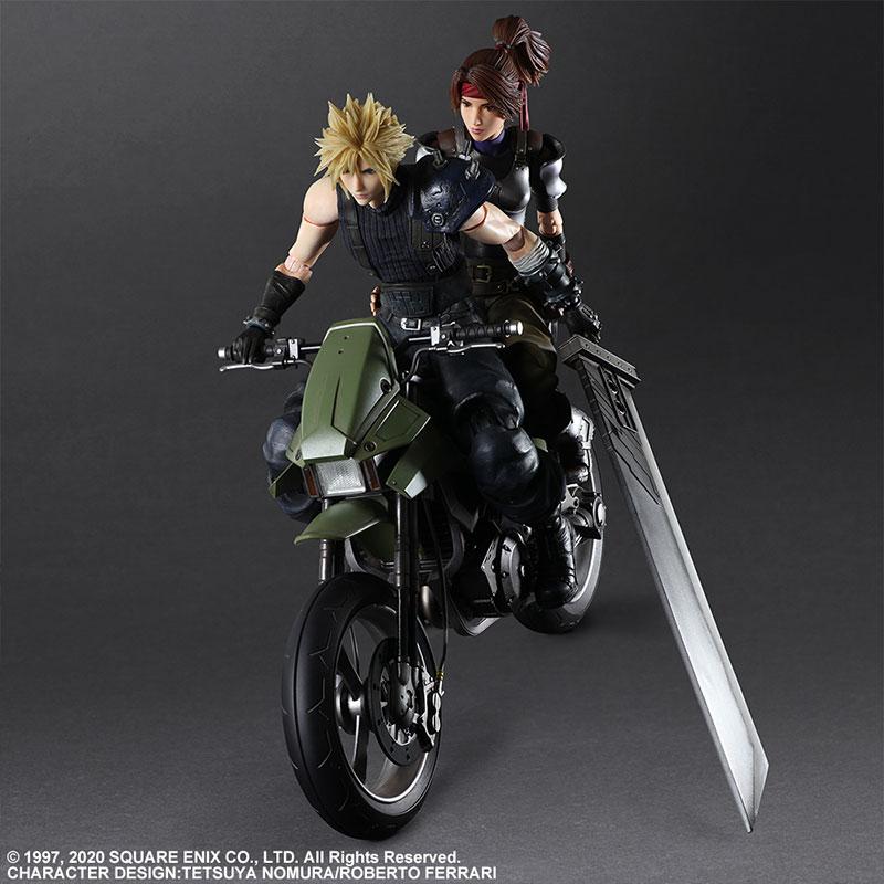Final Fantasy VII Remake PLAY ARTS Kai Jessie, Cloud & Bike Set