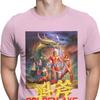 Golden Axe Streets Of Rage T-Shirt für Herren Reines Baumwoll-Vintage-T-Shirt Retro Axel Blaze Kampfspiel-T-Shirts