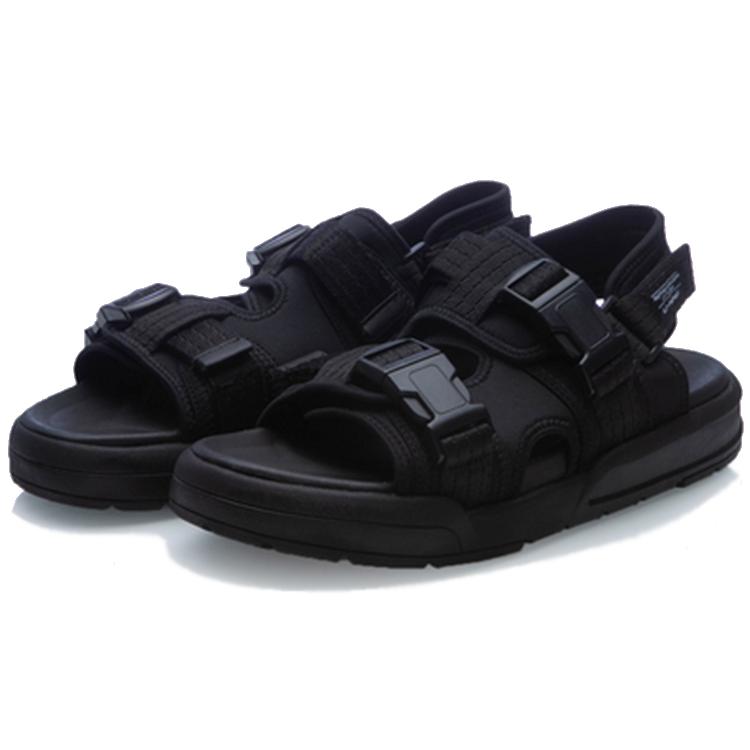 Li Ning Coca Nylon Beach Sandals Men's Black AGUQ001-1