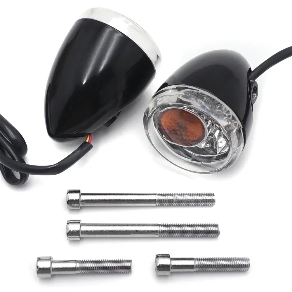 Turn Signal Light Indicator Rear For Harley Davidson Sportster XL883 XL1200 FXD FXS Motorcycle Parts