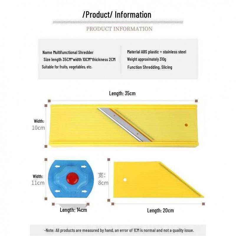 Longjiang Kommerzieller Multifunktionaler Gemüseschneider und Reibe
