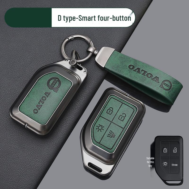 Luxury Car Key Cover for Volvo XC60 S90 S60 XC90 V40 V90 S60L - Men and Women
