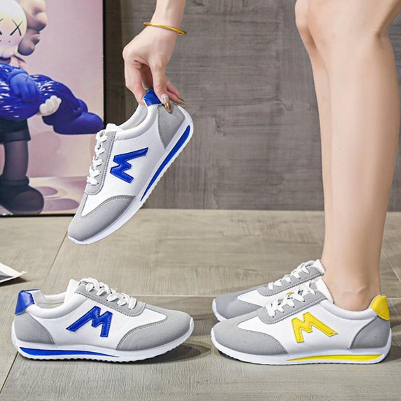 Fashion Women Sneakers Spring 2024 New Fashion Casual Walking Shoes for Women Flat Lace Up High Quality Sneakers Women Zapatos De Mujer