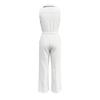 Ladies' Casual Fashion Shirt Collar Wide Leg Jumpsuit