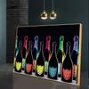 Champagne Bottle Wall Art Canvas Painting Luxury Poster Wine Bottle Print Picture Modern Home Room Wall Decor Unframed
