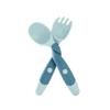 Baby Children Spoon Fork Set Soft Bendable Silicone Scoop Fork Kit Tableware Toddler Training Feeding Cutlery Utensils Tableware