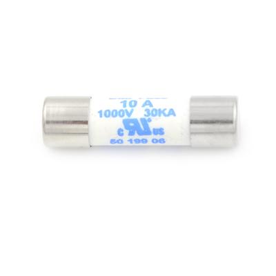 Multimeter 10 X 38Mm 1000V 10A Cylindrisk Keramisk Sikring Hvid