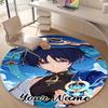 Personalized Genshin Impact Round Chair Office Rug - Perfect for Mat, Office Chair & More - Ideal Gift for Birthdays and Holidays