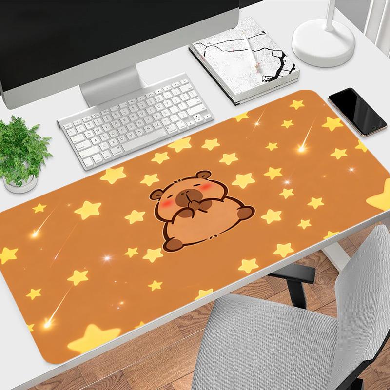 Bear Stars Xl Gaming Mouse Pad Nonslip Rubber Base Stitched Edge Waterproof Desk Mat For Pc Laptop Gamer Office Computer Accessories C92798