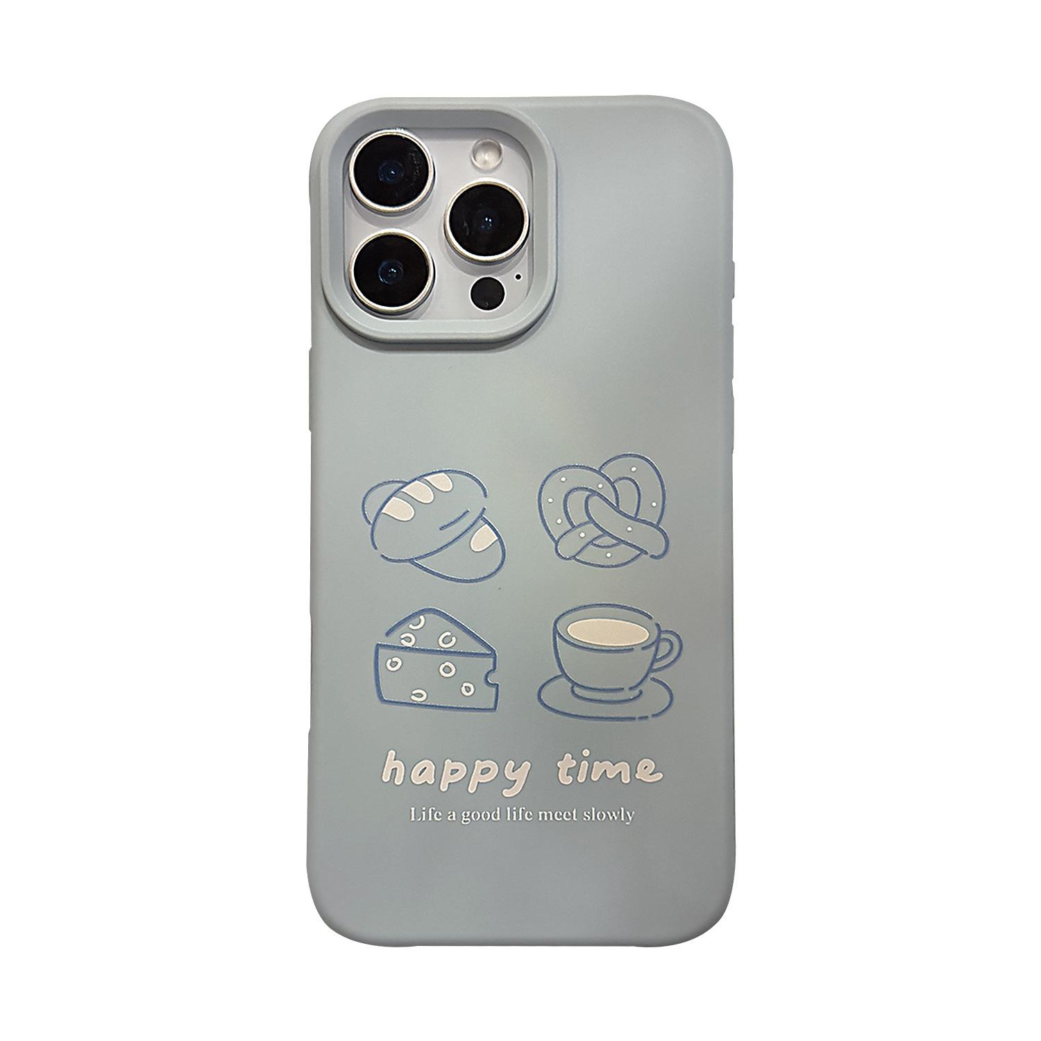 

Creative Bread Pattern Phone Case for iPhone 16 iPhone 16 Pro Max iphone 16 Pro Max