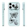 ins Black Butterfly English Applicable iPhone17/17Pro Mobile Phone Case Anti-drop Apple 16/15 Protective Case 14 Women