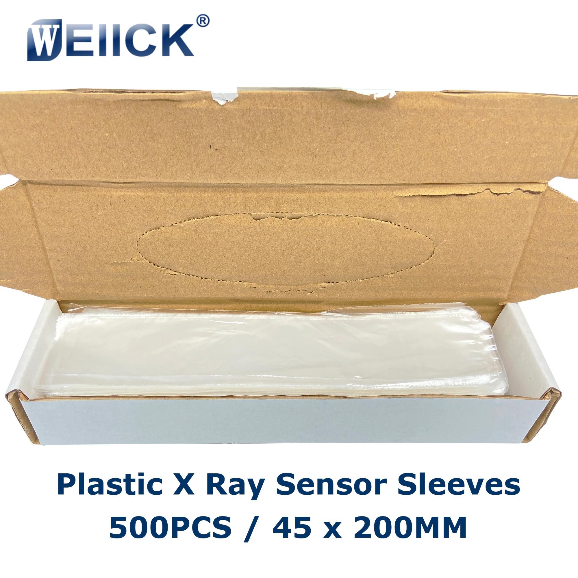 

500 шт. новые стоматологические одноразовые пластиковые чехлы для рентгеновского датчика 4.5cm x 20cm