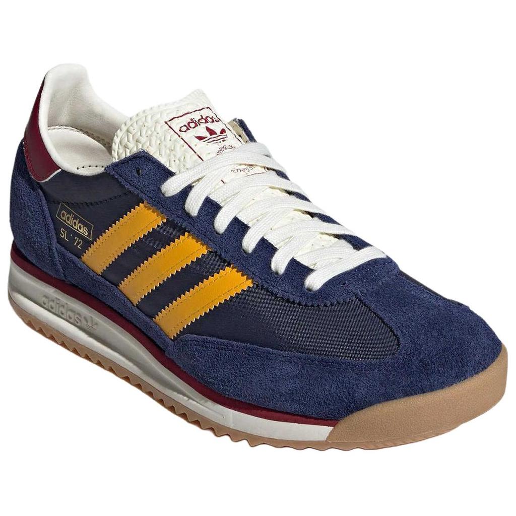 Adidas Originals SL 72 Slip Resistant Abrasion Resistant Low top Casual Shoes Unisex Dark Blue JQ8152