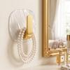 4Pcs Acrylic Punch-Free Wall Hanging Hooks  Kitchen Spoon, Rag, Small Utensil Arrangement