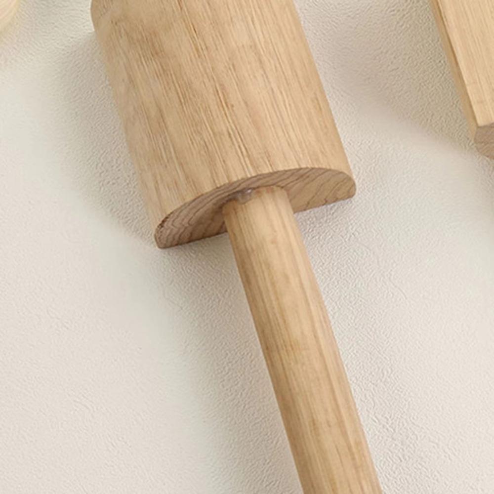 with Handle Clay Paddle Hammer Wooden Mud Molding Tool Clay Clapper Mud Hammer DIY Crafts