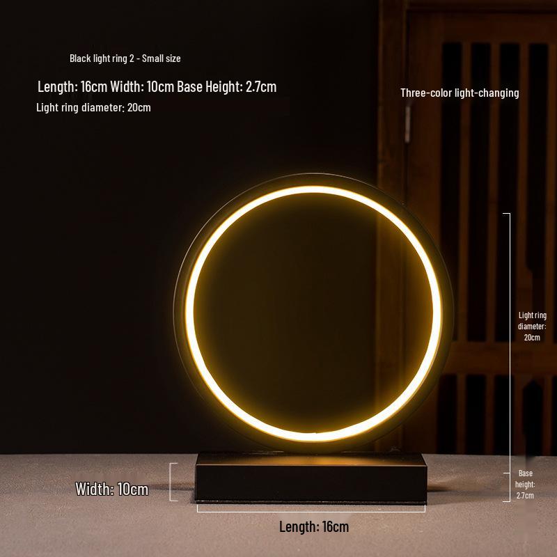 

Chinese Zen Large Ring Ornament for Living Room, Entrance, or Office - Creative Home and Desktop Decoration Gift