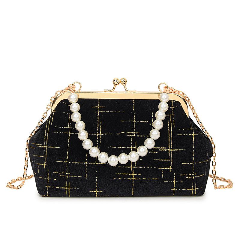Fashionable Chain Bag Stylish and Simple Single-shoulder Shell Bag Casual Crossbody Bag