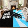 Carolina Panthers Carpet Door Mat for Living Room or Bedroom Protective Mat Under Chair Office Decoration Christmas Gift Birthday Present