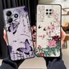 Case for Xiaomi Redmi Note 14 A1 12C 13C A3 13 Pro Plus K80 14C 10 9 8 7 12 11 A4 A5 Phone Cover A2 K40 A1 Retro Butterfly