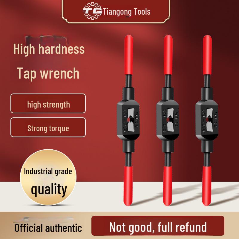 Tiangong Justerbar Manuell Gängtappnyckel M1-M33 för Legerat Stål