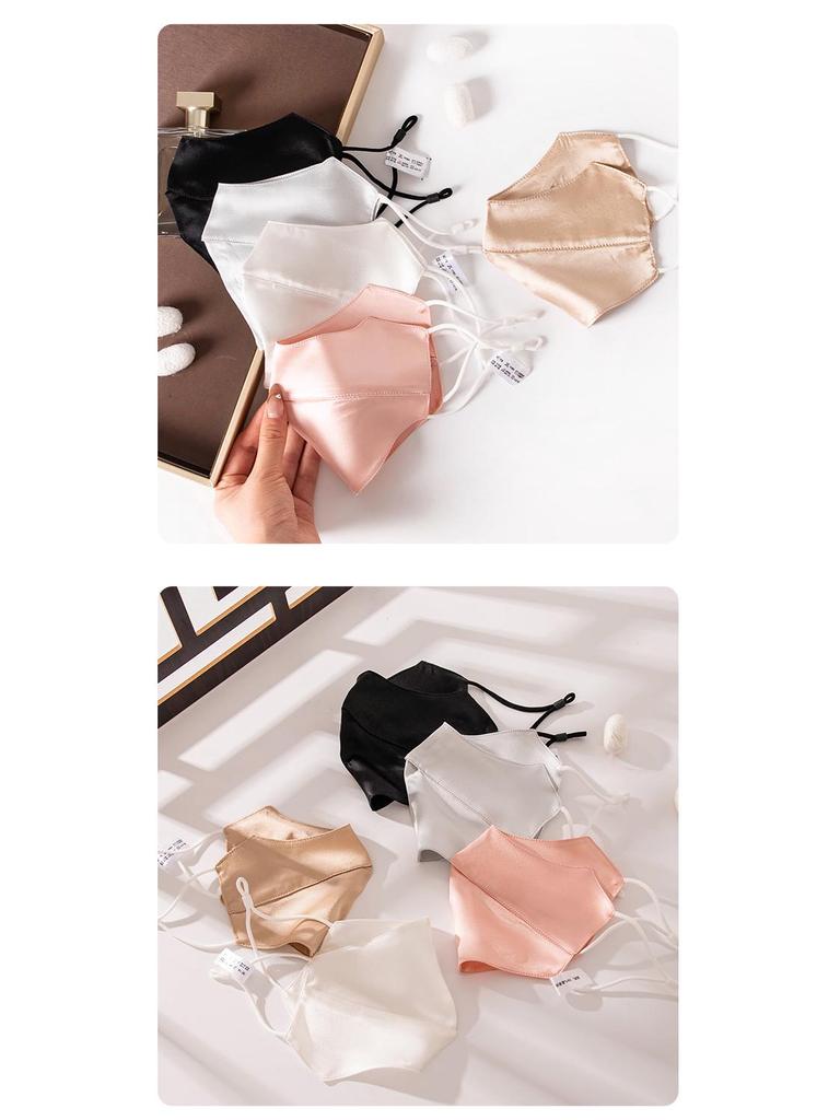 Maulbeerseidenmaske: Winddicht, Atmungsaktiv, Sonnenschutz, Verbessert Gesichtskonturen, Schützt Augen