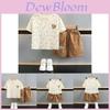 Trendy Boys Summer Outfit Set For Kids Stylish Short Sleeve Cotton Attire Two Piece 2024