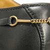 Used 9539 Lace-up Derby Shoes, Calfskin, Size 9.4", 699306, 0F300, 1000, 7902, 5 Interlocking G Chains, Black Men's