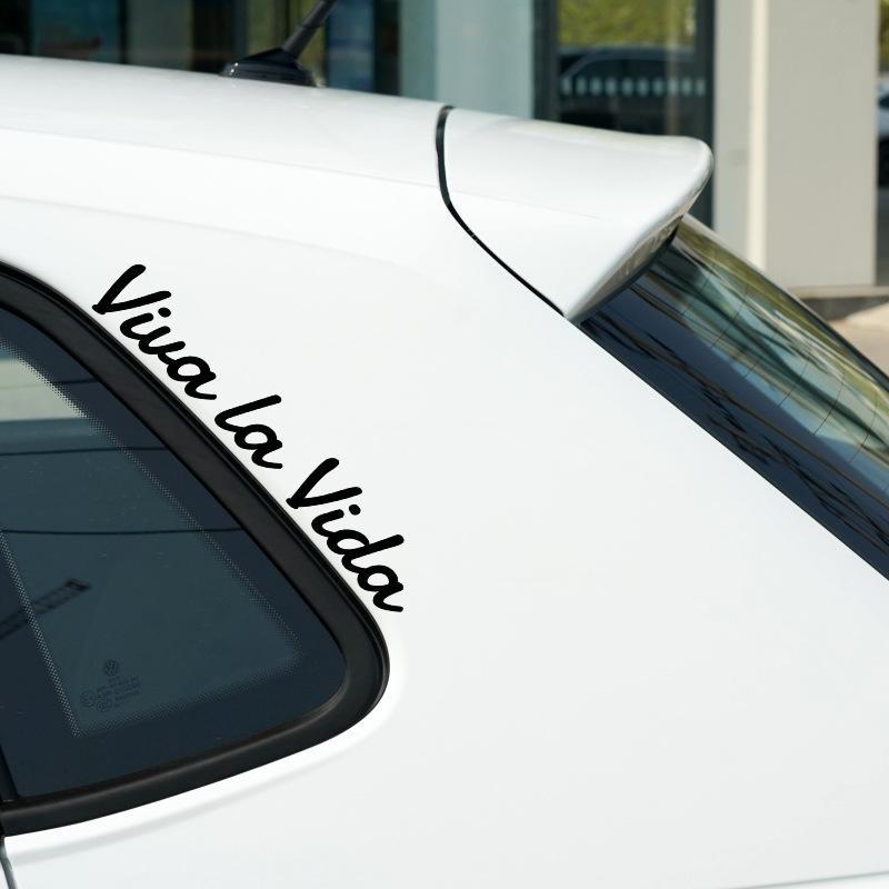 Viva La Vida Cool Stickers For Car Bumper And Door Motorcycle Helmet Street Racing Waterproof Decals