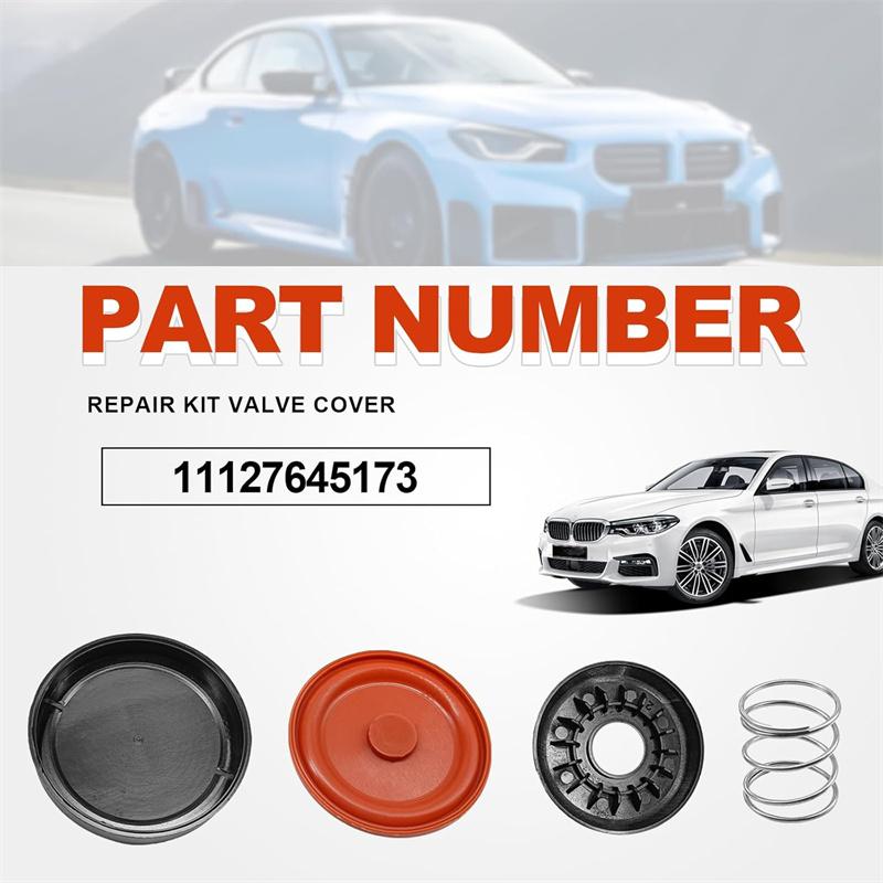 

Ремонтный комплект крышки клапана PCV Крышка клапана с мембраной Для Bmw B58 11127645173 20 F21 F22 F23 F30 F31 F34 F33 F36 G30 G31 X3 X4 one size чёрный
