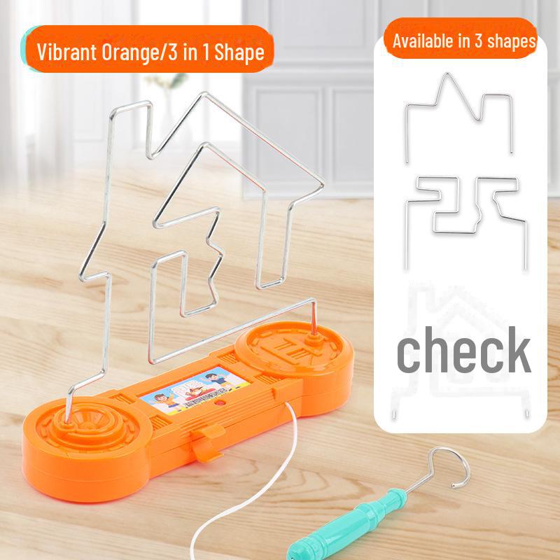 

Электрический лабиринт с огненной линией: Игрушка для тренировки концентрации внимания для дошкольников