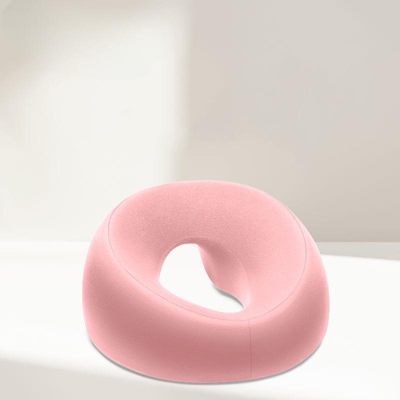 Эргономика пены с эффектом памяти для домашнего массажа Подголовник для салона красоты Подушка для положения лицом вниз для комфортного отдыха лицом вниз розовый