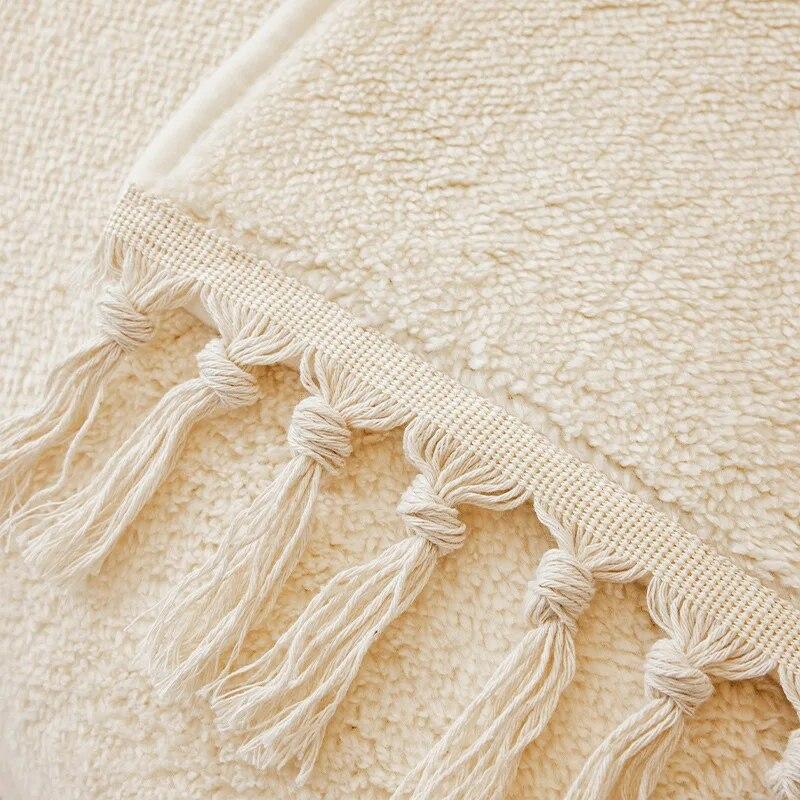 Short Plush Living Room Sofa Cushion Winter Thickened Warm Plush Cushion Non-Slip Leather Sofa Cover Backrest Cloth Towel