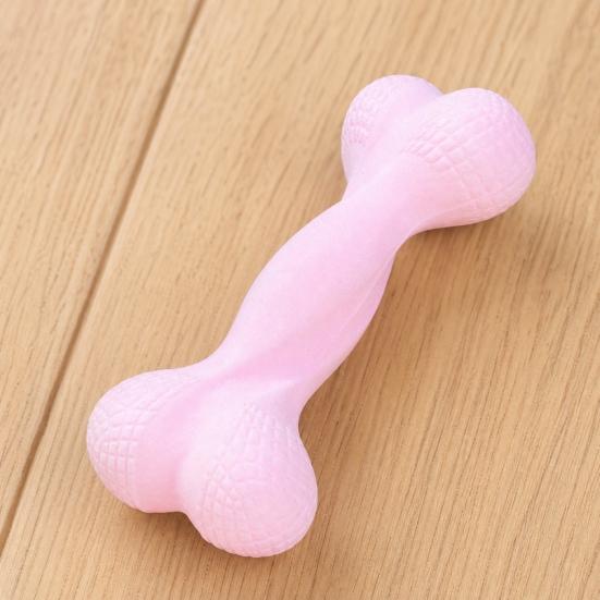 Dog Chew Toy, Soft TPR Teething Bone for Small Dogs, Stain Resistant Deep Teeth Cleaning Stick for Puppy