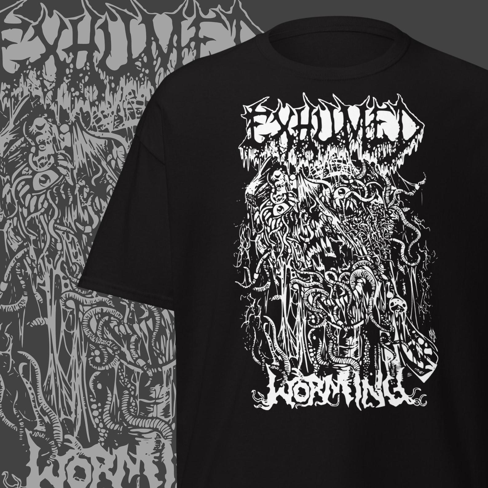Exhumed T-Shirt Old School Heavy Metal Band T-Shirts Metal Merch S
