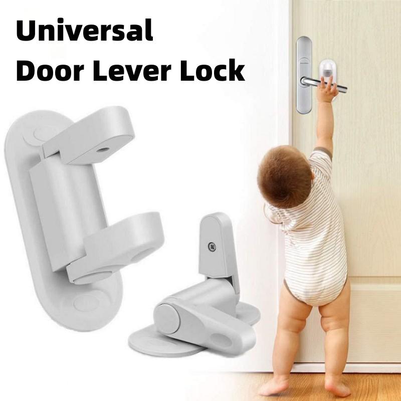 Serratura universale per porta, serratura di sicurezza per bambini e neonati, antirotazione, professionale, adesiva, multifunzionale