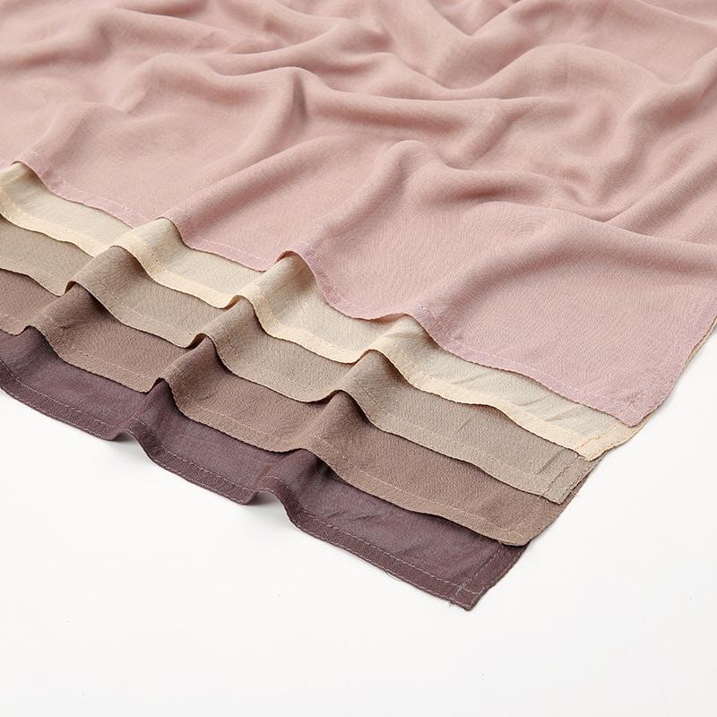 170*70Cm Muslim Modal Women Hijab Rayon Cotton Shawls For Women Plain Scarf Small Size Headscarf Islamic Turban Headband
