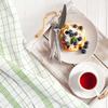 6/12Pcs Kitchen Towels, HOOHNICE, Classic Plaid Dish Towel Scouring Pad