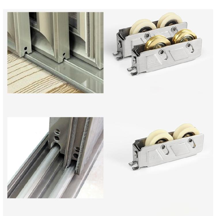 Slides Window Glides Rollers Push-Pull Window Rollers Metal Door Wheel Rollers Sliding Window Rollers Steel for Door