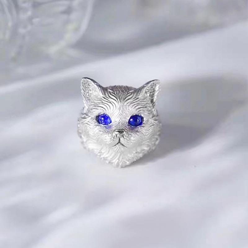 Women's Adjustable Cat Ring – Fashionable, Versatile, and Original Index Finger Design with a Unique Personality.