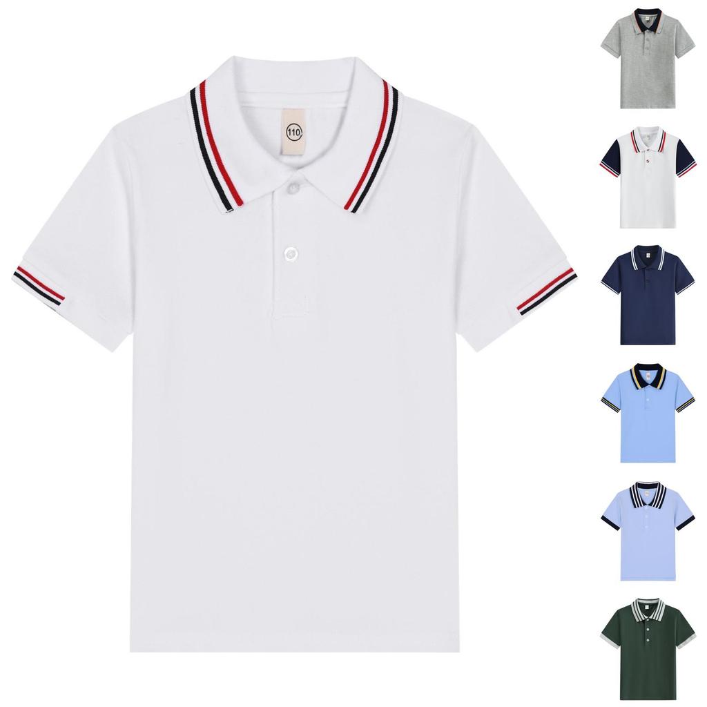 Kids Quick Dry T-Shirt Short Sleeve Breathable for School Class Uniform