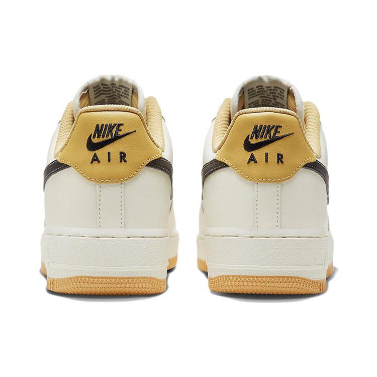 New Nike Air Force 1 '07 LV8 'Sail Tan Black' FD9063-101