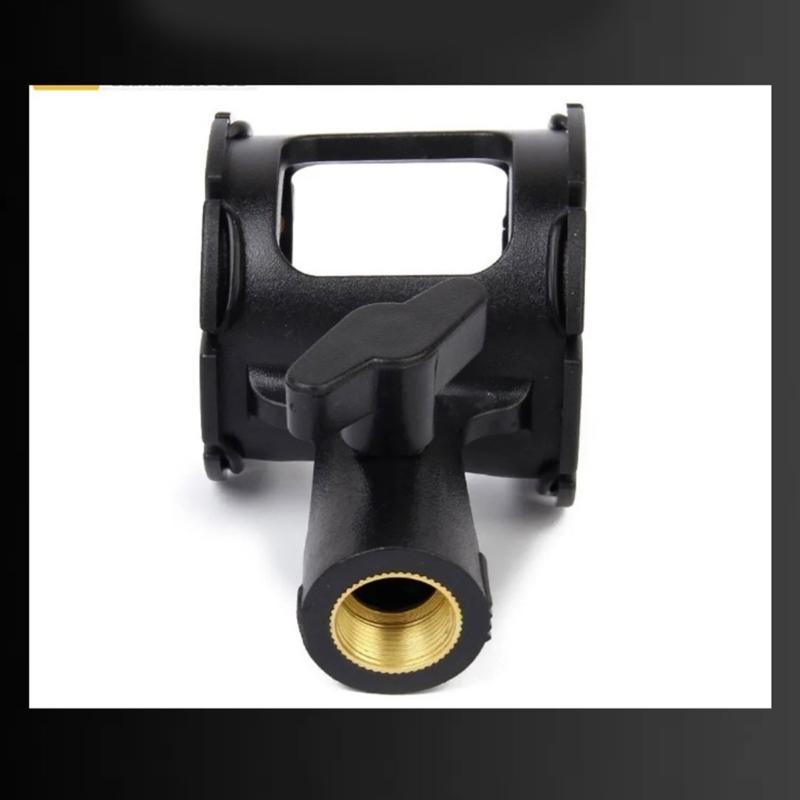 Handheld Microphone Shock Mount Stand, Adjustable Angle and Height Microphone Holder for Clear Auditory Recording