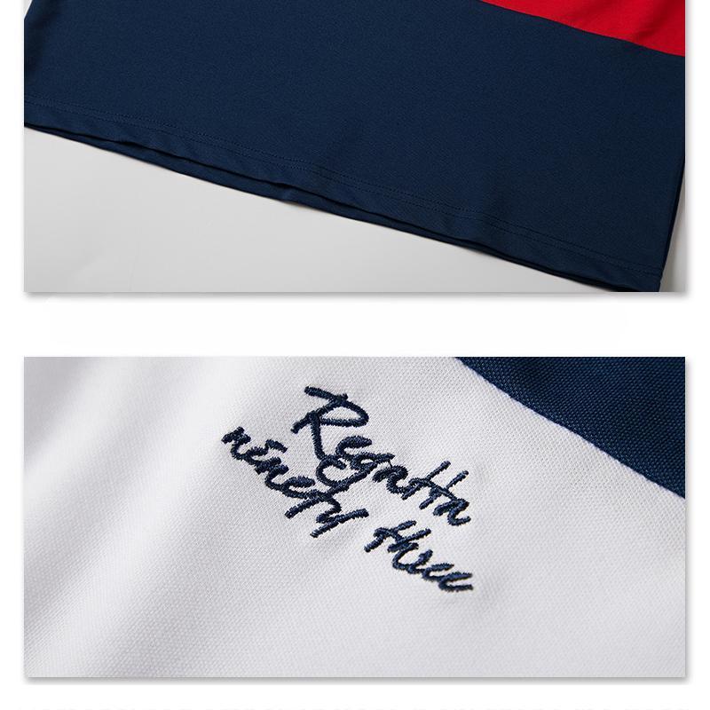 Καλοκαιρινό ανδρικό κοντομάνικο πουκάμισο πόλο βαμβακερό ριγέ επώνυμα επώνυμα ρούχα Casual άνδρες