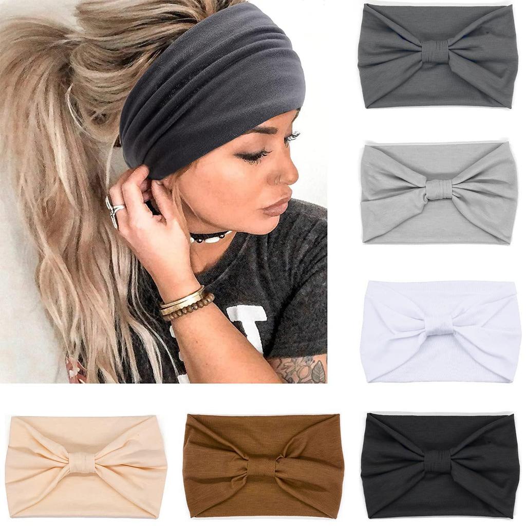 Women's Wide Yoga & Sports Elastic Headband: Bohemian Style Hair Accessory