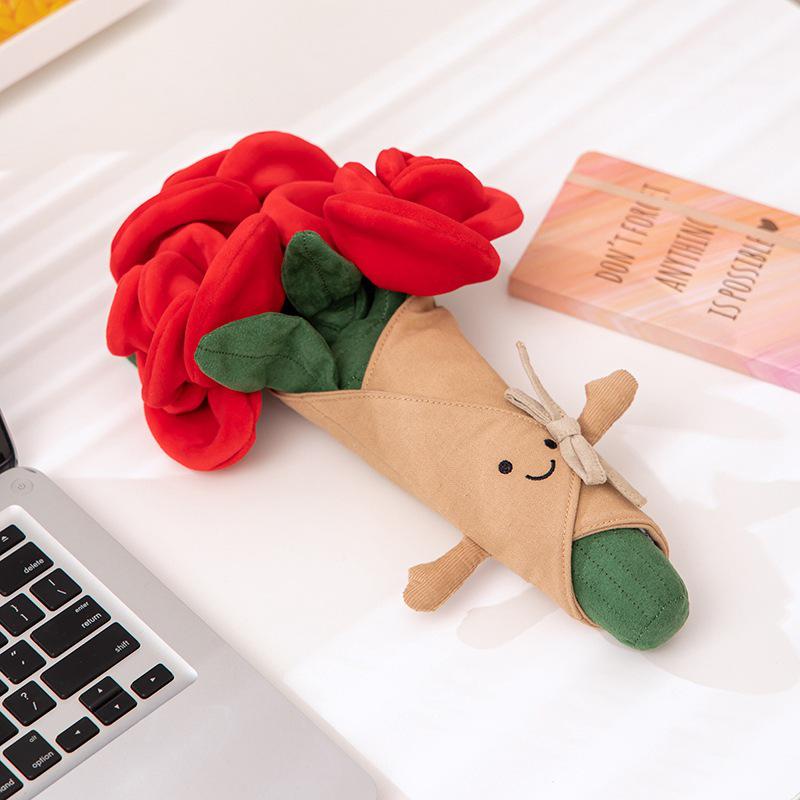 Jellycat Rose Flower Valentine's Plush Doll - Cute Baby Toy Gift