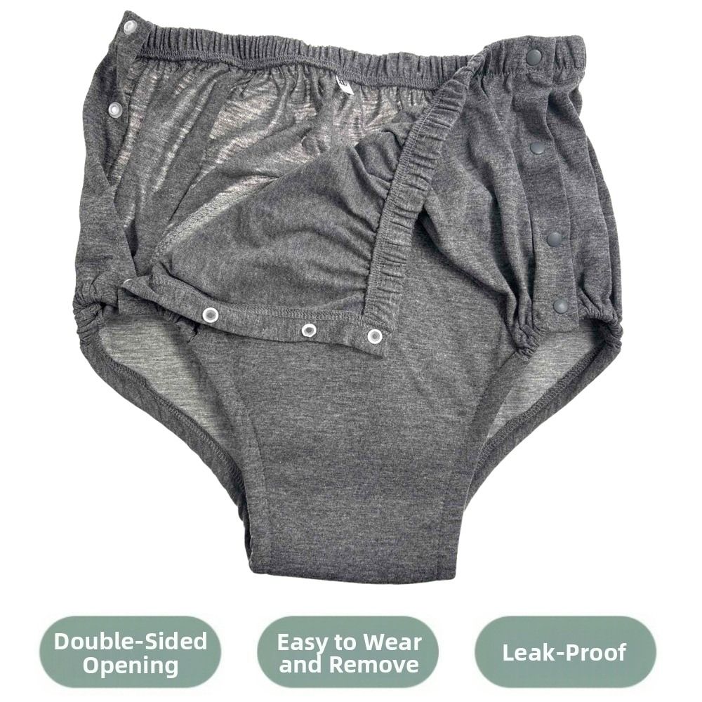 Antibacterial Washable Diaper Leak-Proof Absorbent Briefs  Bed Paralysis