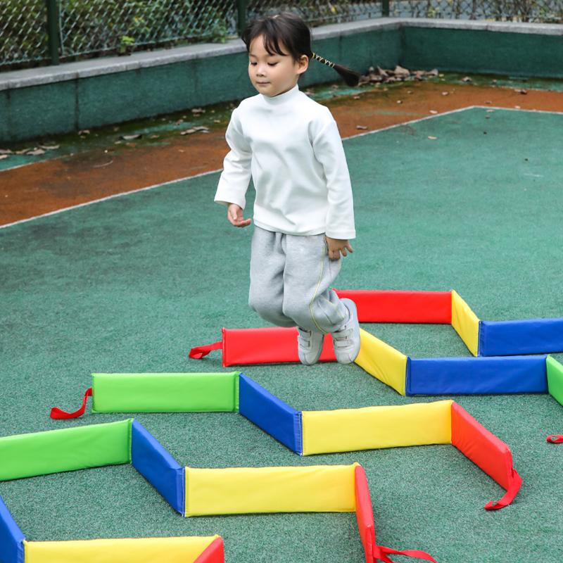 Children's Fun Outdoor Games Jumping Grid Drilling Toys Sensory Integration Training Kindergarten Parent Child Interactive Games
