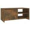 Coffee Table Smoked Oak 102x50x45 Cm Particleboard